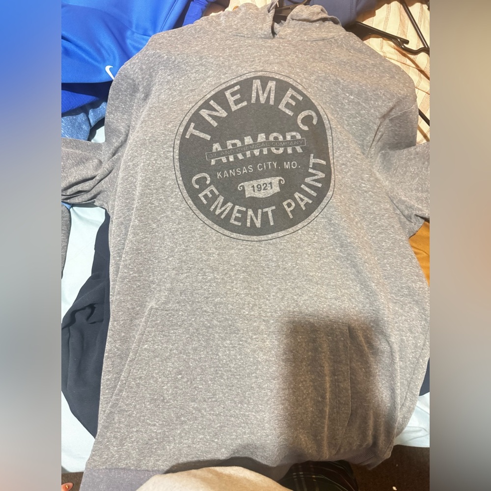 Gray Tnemec Hoodie
